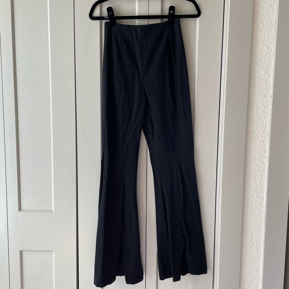 Free People Black Flare Pants size M